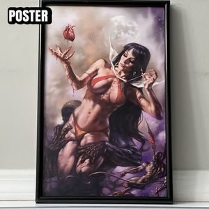 Vampirella horror art vampire Poster